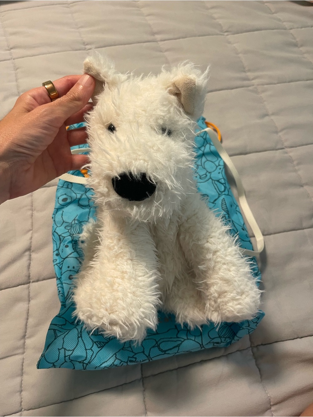 Jellycat Munro Scottie Dog Bag